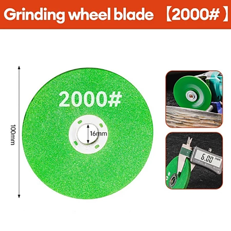 Kirim dalam waktu 24 jam Batu Gerinda 4 Inch Tebal 6mm Mata Gerinda Poles Asah Logam, Stainless, Pis