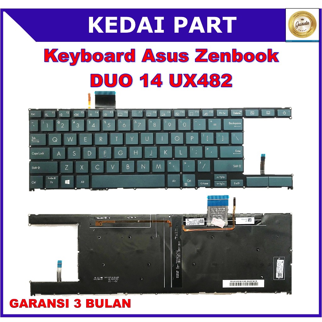 Keyboard Asus Zenbook Duo 14 UX482 UX482E UX482EA UX482EAR UX482EG