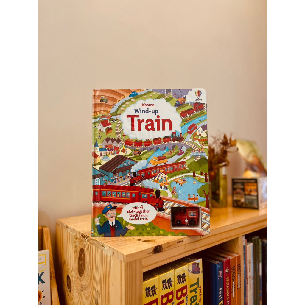 ORIGINAL Usborne Wind up Train Wind Up Bus / Link cekout ka cindy
