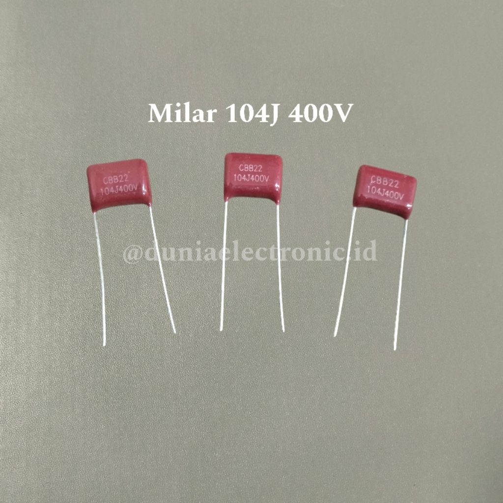 Milar 104J 400V / Kapasitor MYLAR 400V UPS