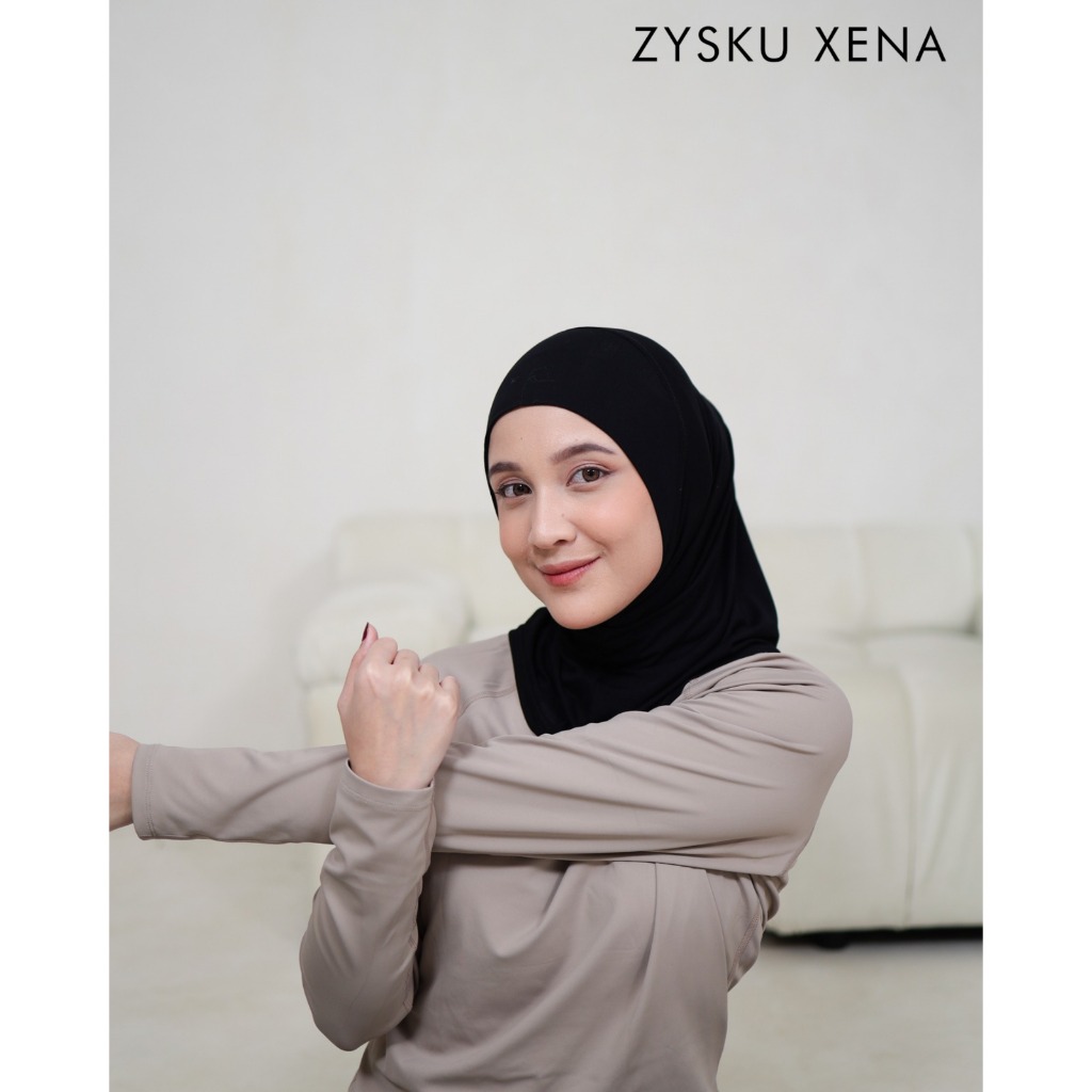 Zysku Xena | Inner X Sporty Hijab - 13 Warna | Ciput Ninja Active Kaos Stretch