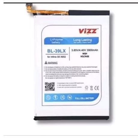 VIZZ Baterai Infinix BL-39LX For Baterai Infinix S5 X625/S5 Lite X652B Original VIZZ