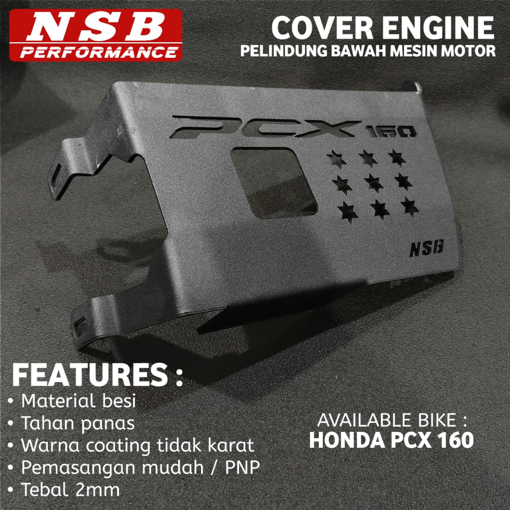Cover Engine Pelindung Mesin Pcx160 / Cover Mesin Pcx 160 Wv55