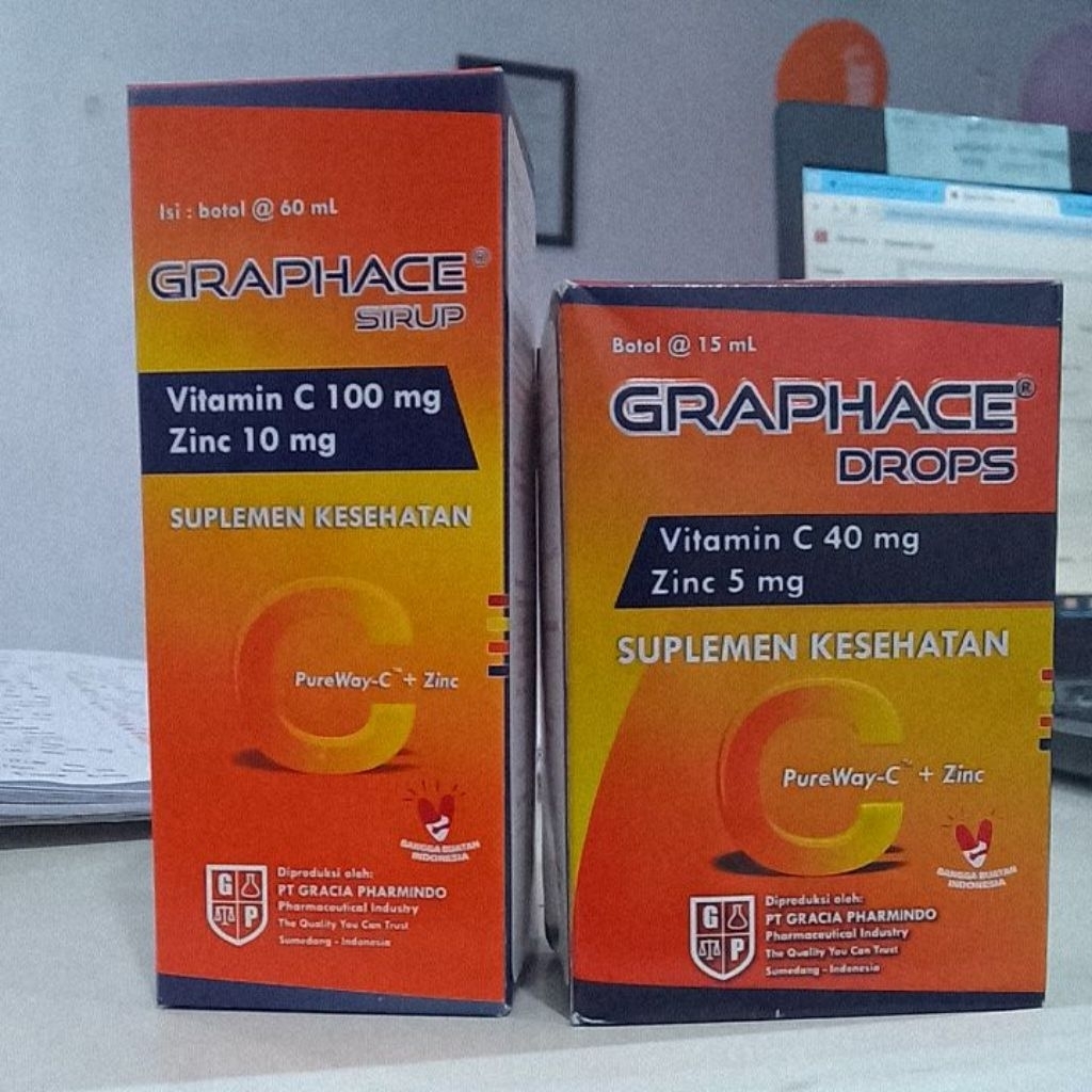 GRAPHACE, vitamin c dan zinc untuk anak anak