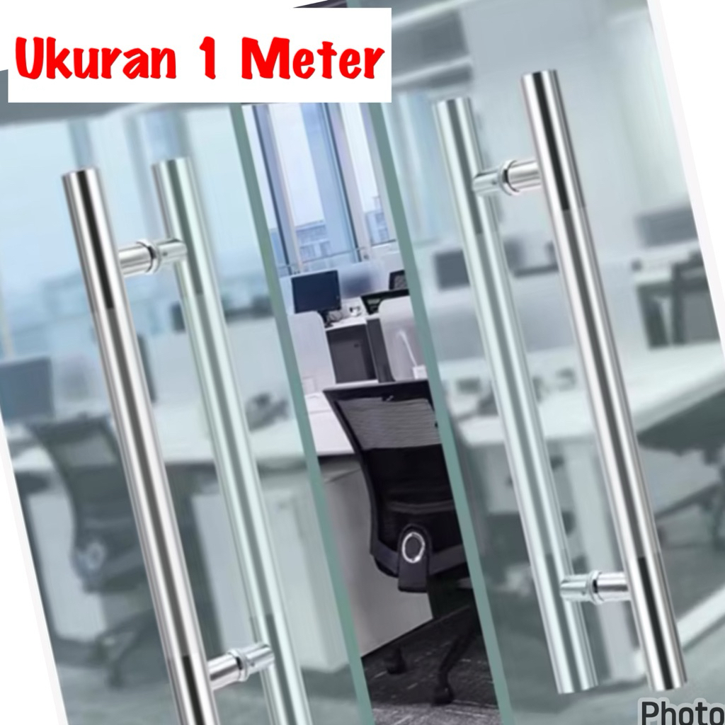 Pull Handle Pintu 1 Meter Sus 304 pull handle uk 45 cm Solid Glatino hitam black pull handle pintu k