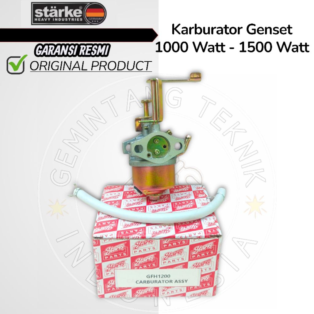 Karburator Carburator Genset 4 Tak 1000 - 1500 Watt Mer STARKE ORIGINAL