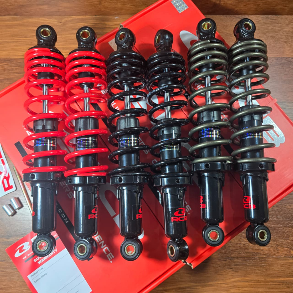 a3 series RCB shock belakang non tabung 320mm 335mm rxking blade supra old supra x125 kharisma smash