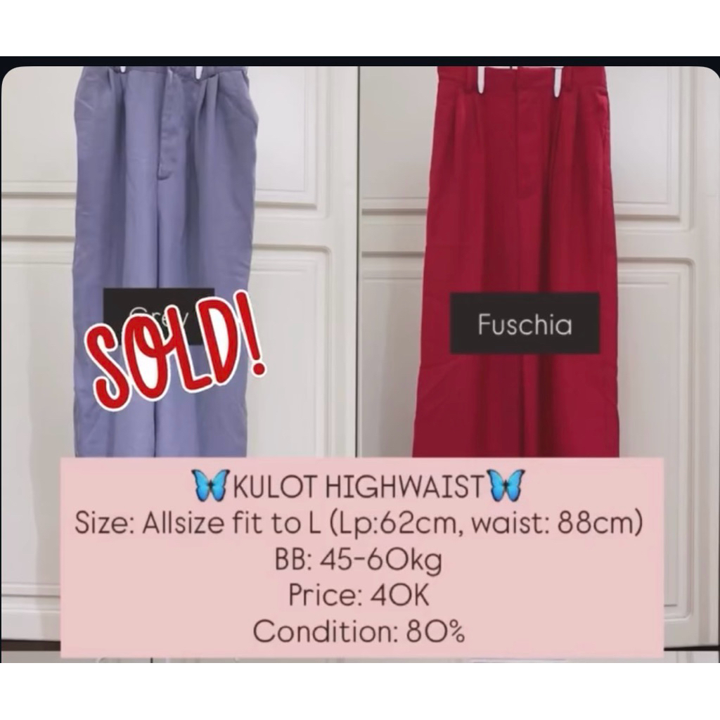 [preloved] JEANS KULOT & KULOT PANTS