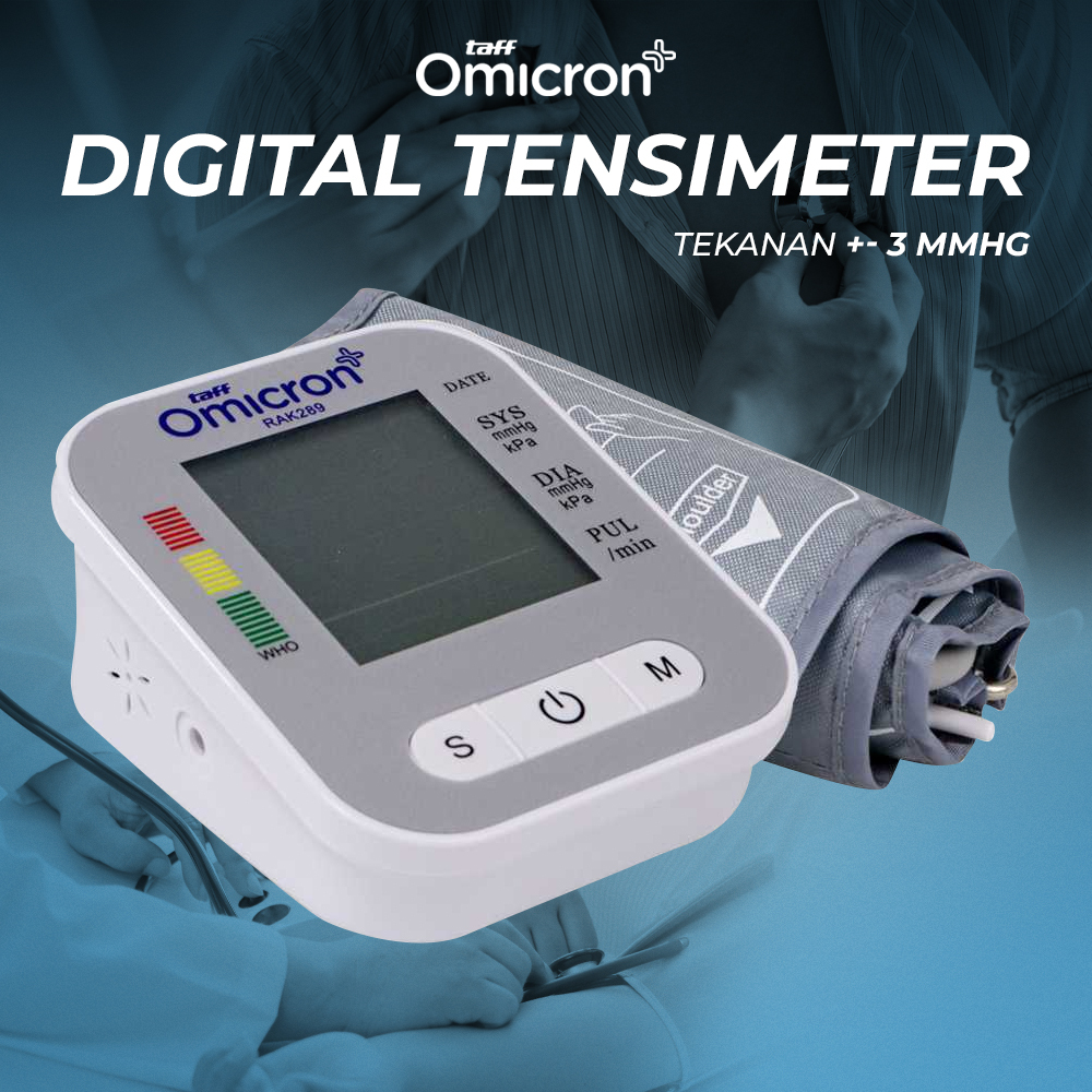 Tensimeter Digital / Tensimeter Digital Lengan Atas / Alat Pengukur Tekanan Darah Digital Akurat