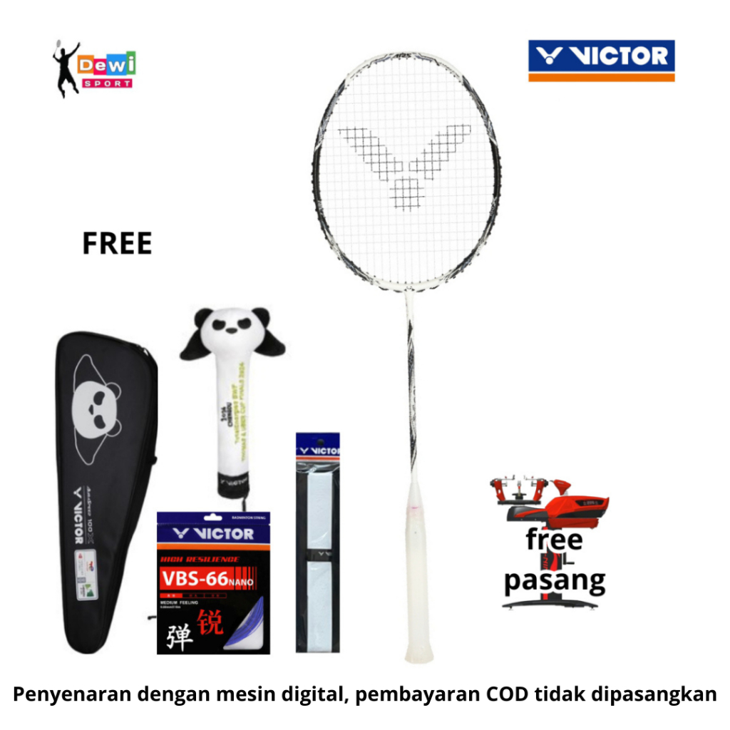 New Raket Badminton VICTOR AURASPEED 100X THOMAS UBER /  VICTOR  AURASPEED 100 X