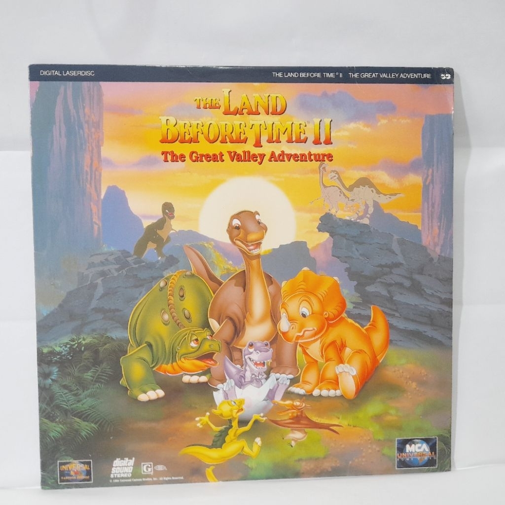 Laser Disc The Land Before Time II - The Great Valley Adventure