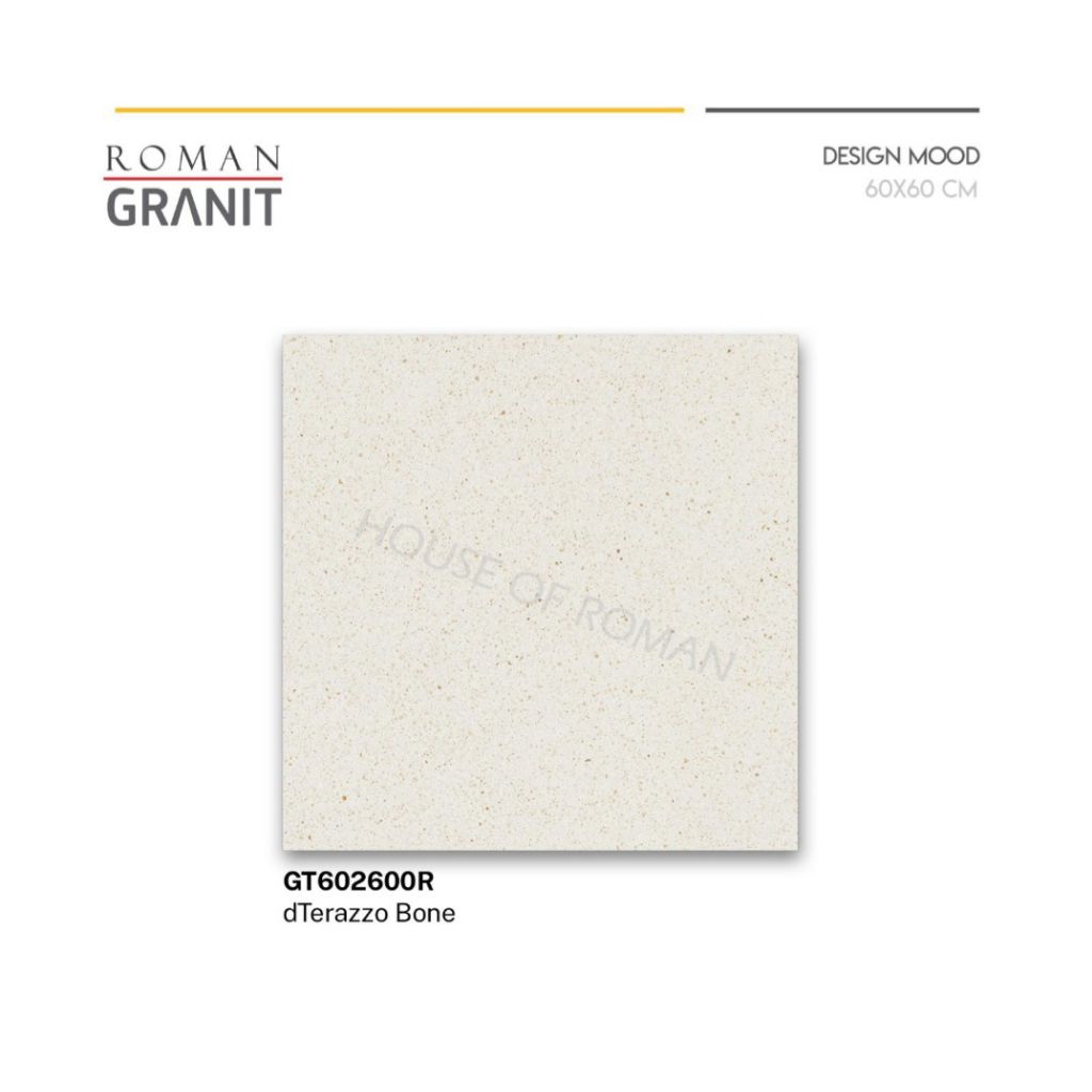 Roman Granit GT602600R dTerazzo Bone 60x60 Kw2