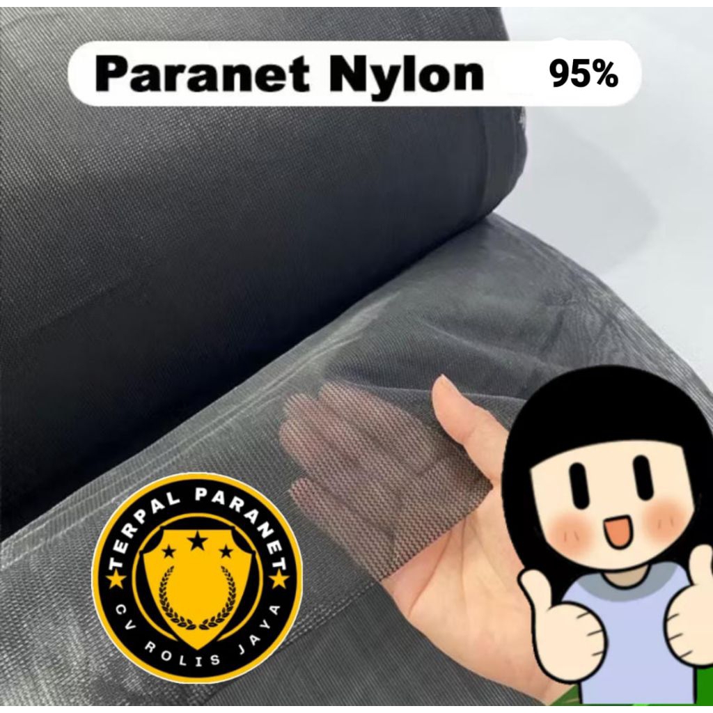 Paranet nilon nylon 95% 6x2 6x3 6x4 6x5 6x6 6x7 6x8 6x9 6x10 6x12 shanding net nilon Import nilon lo