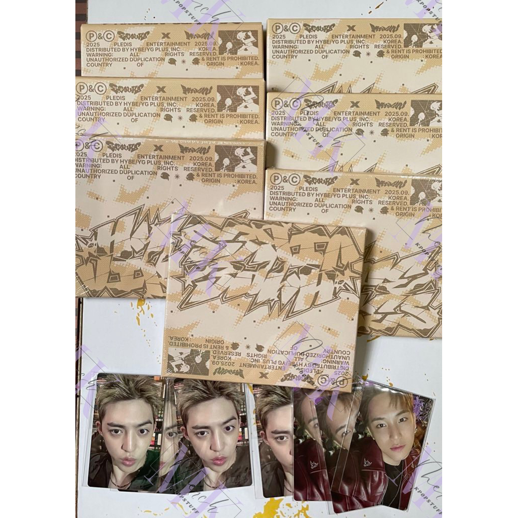 READY STOCK Seventeen CxM 1st Mini Album [HYPE VIBES] Compact Standard Weverse Scoups Mingyu