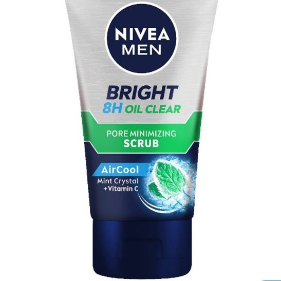 ❤️RR❤️NIVEA MEN FACIAL SCRUB WHITENING FOR MEN 100ML