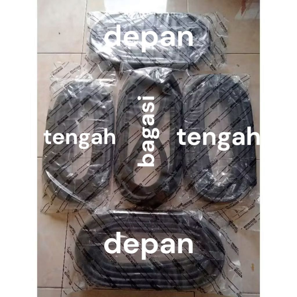 KARET BALON PEREDAM BODY PINTU DAN PINTU BAGASI MOBIL TOYOTA KIJANG KAPSUL LGX/KIJANG KRISTA ORIGINA