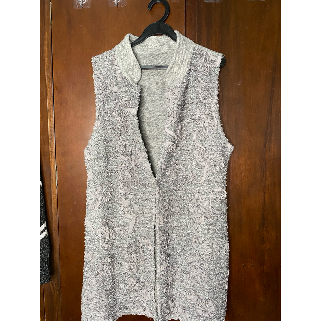 Ribelleya Clothing || cardigan rajut tanpa lengan outer wanita