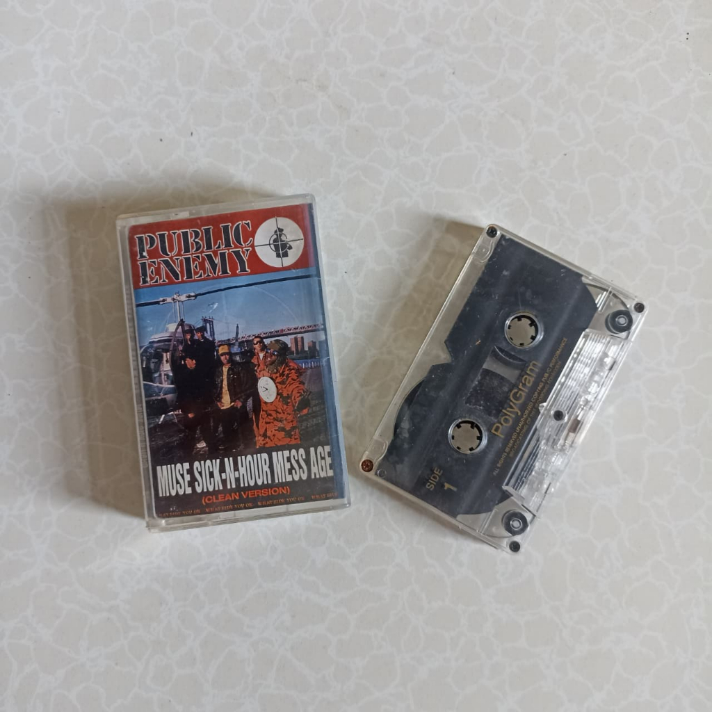 Kaset Pita Public Enemy Muse Sick N Hour Mess Age kondisi baik