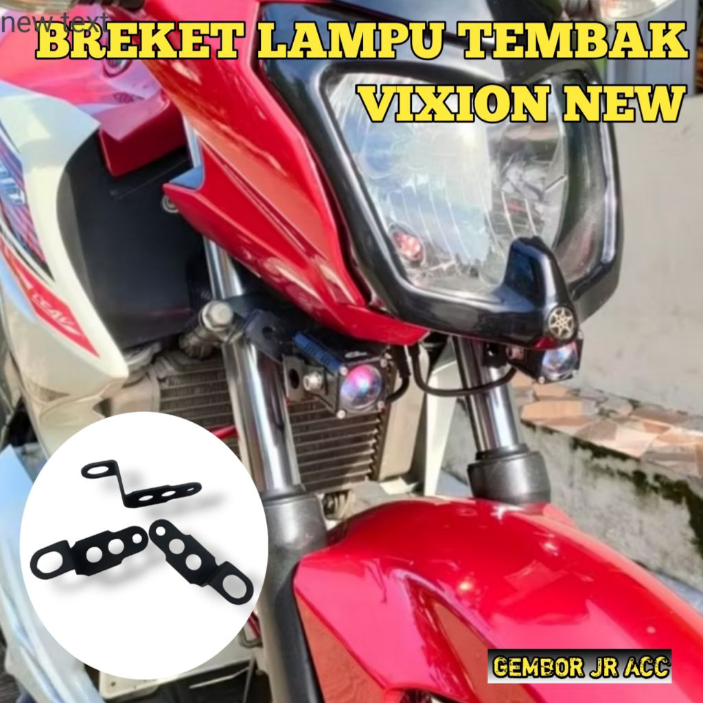 Breket Lampu Vixion | Bracket Breket Dudukan Lampu Tembak Vixion OLD VIXION NEW NVL NVA Model S di s