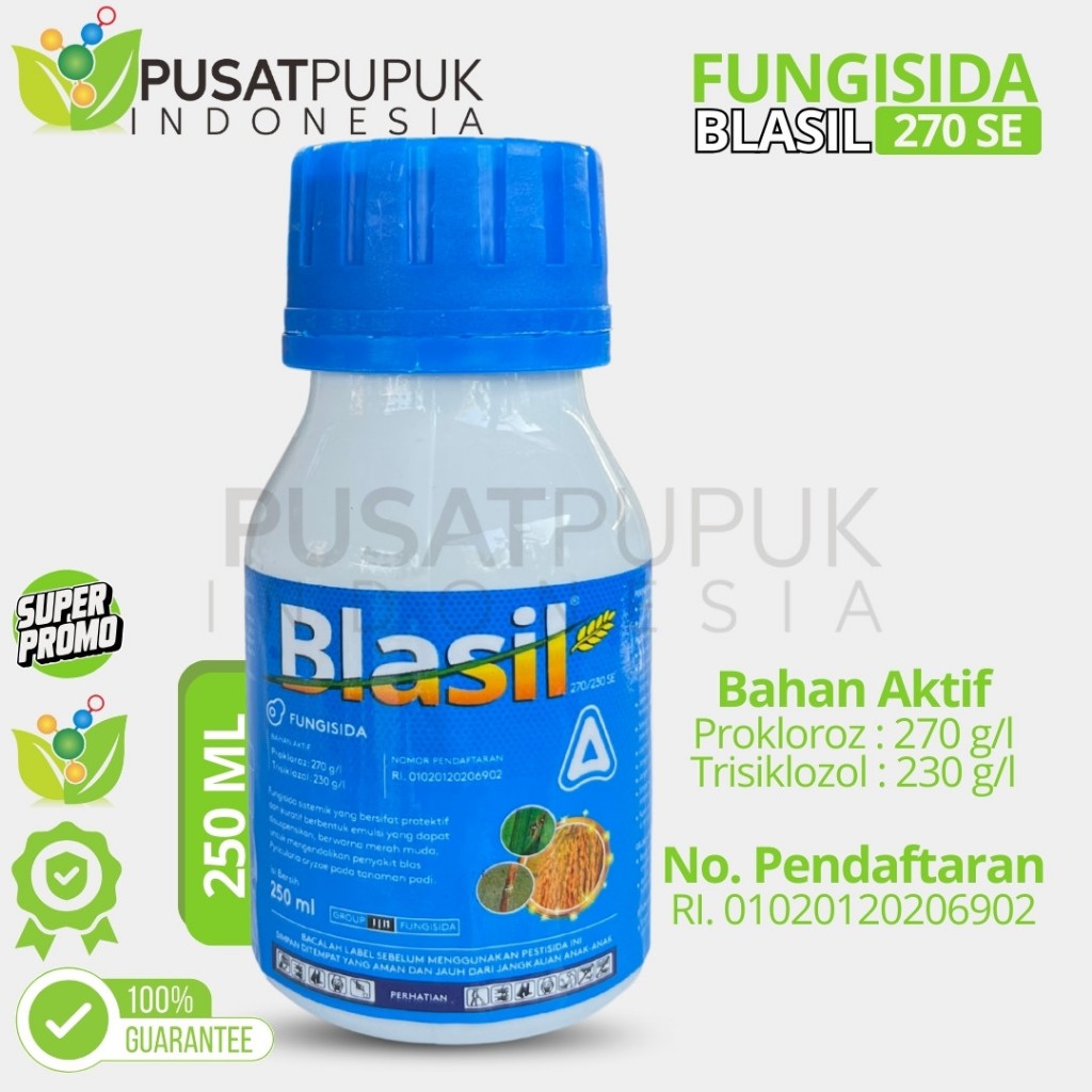 BLASIL 270/230SE Fungisida Sistemik Protektif Kendalikan Penyakit Blas Padi