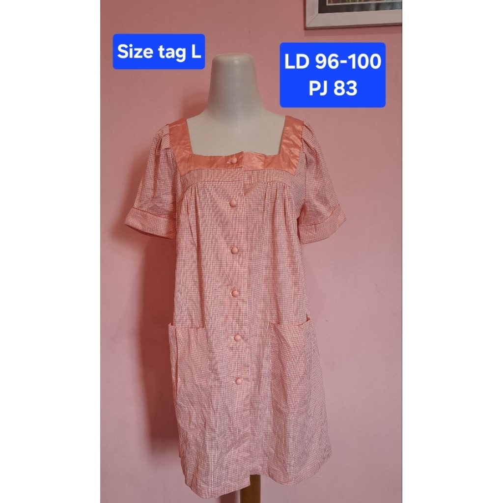 Daster Motif Kotak Kotak