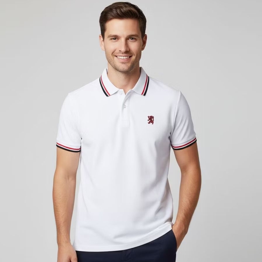 POLO SHIRT GIORDANO 3D LION BORDIR SINGA BARANDED PREMIUM QUALITY KAOS POLO KAOS KERAH KAOS PRIA