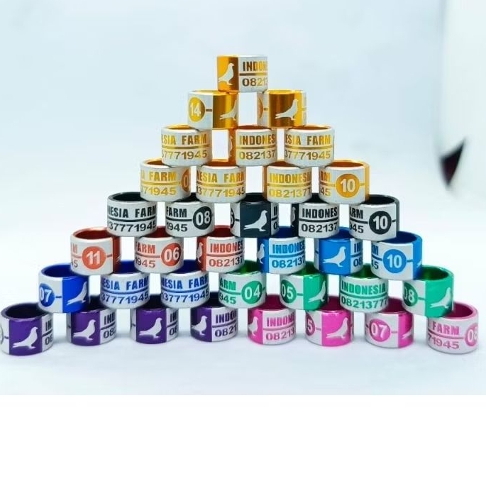 RING BURUNG MODEL GT 35 TERBARU MURAI LOVEBIRD KENARI F1 AF ANIS KEMBANG PERKUTUT