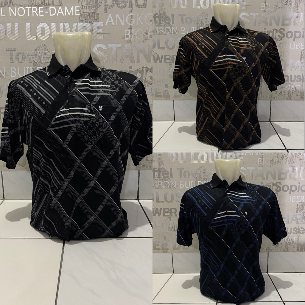 Kaos Premium Berkerah Pria V-Classic Original Terbaru