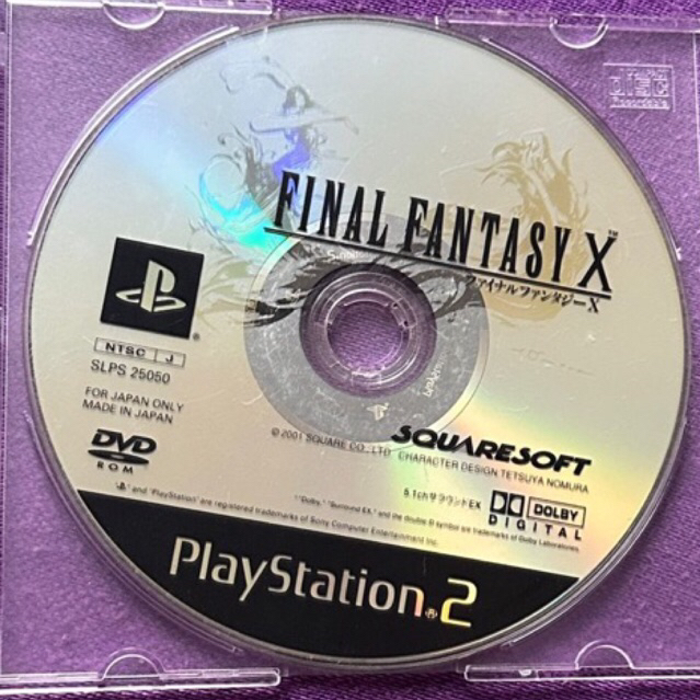 kaset ps2 ori japan final fantasy x