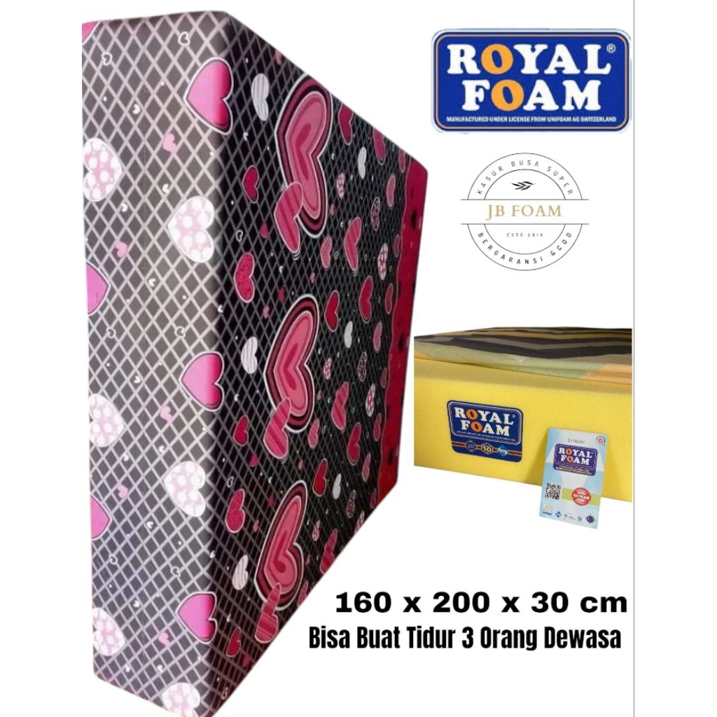Kasur Busa Royal Foam D16 Ukuran 160 x 200 x 30 cm