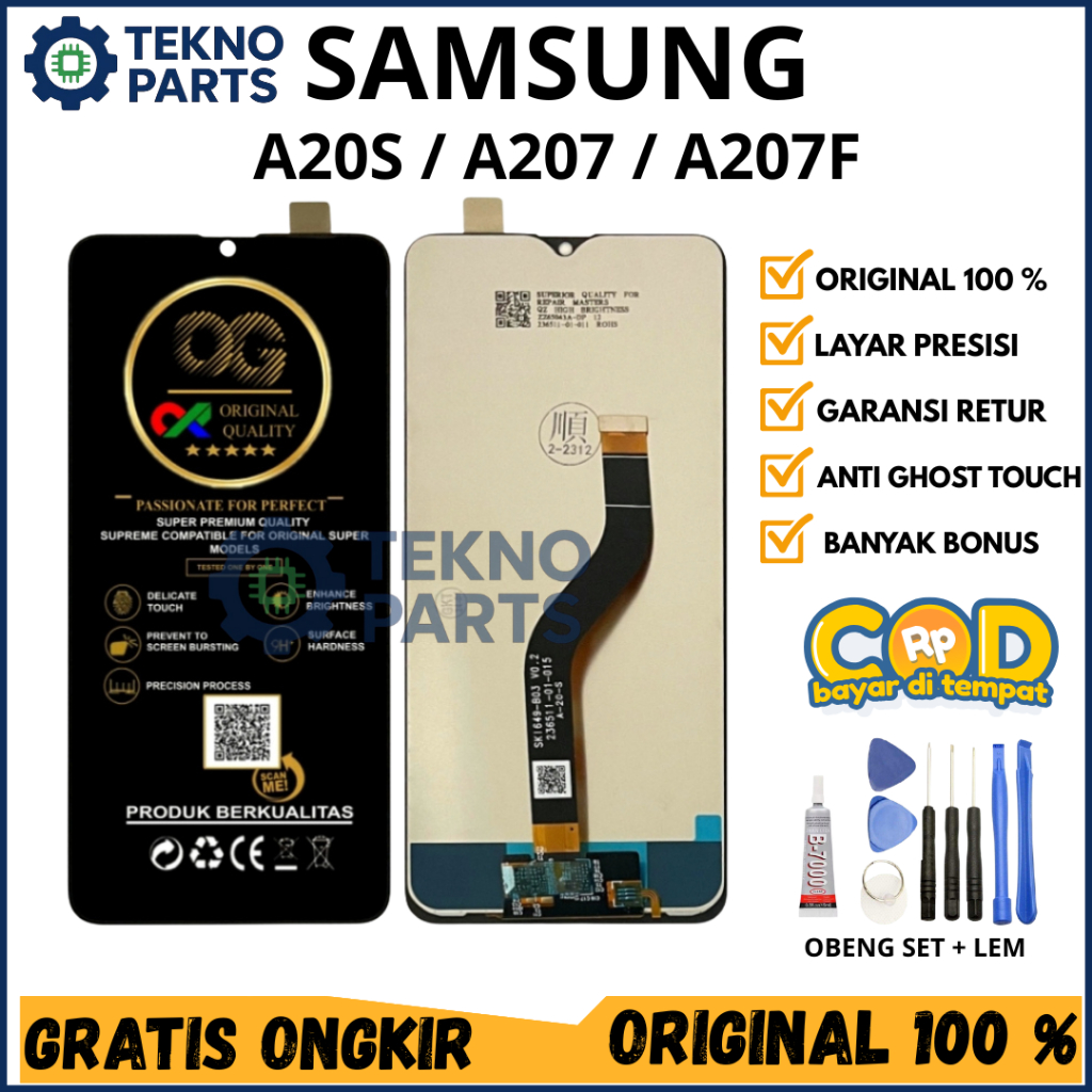 Lcd Samsung A20S / A 20S / A207 Fullset + Touchscreen | LCD OG Super Original LCD Meetoo Presisi