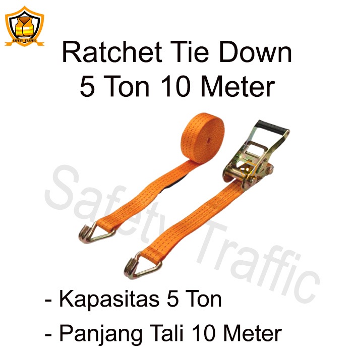 Ratchet Tie Down 5 Ton 10M / Ratchet Tie Down 5 Ton 10 Meter