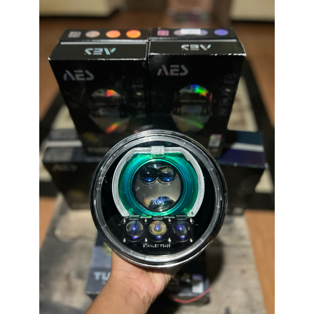 LAMPU BILED NINJA SS /BILED AES TURBO+MINI LASER SET BATOK PNP NINJA SS/R