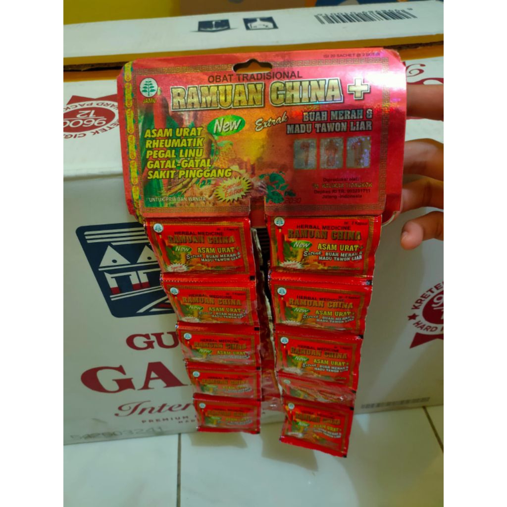 RAMUAN CHINA OBAT ASAM URAT
