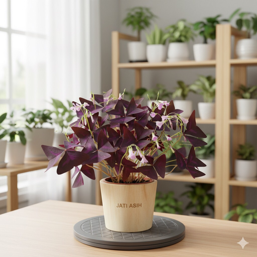 tanaman hias oxalis triangularis - tanaman hias pot gantung kupu kupu - tanaman hias kupu - kupu