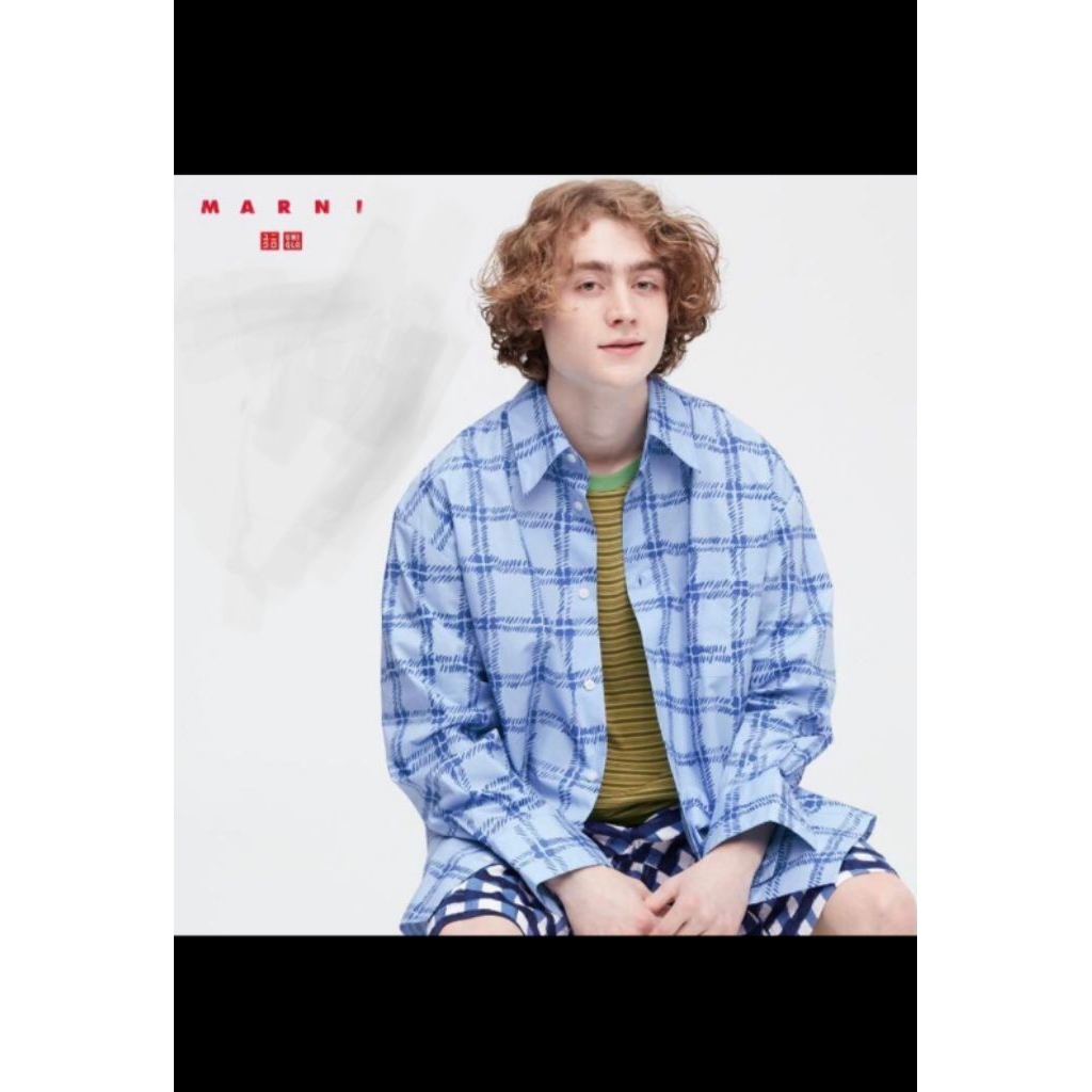 Marni X Uniqlo Oversize Shirt Unisex