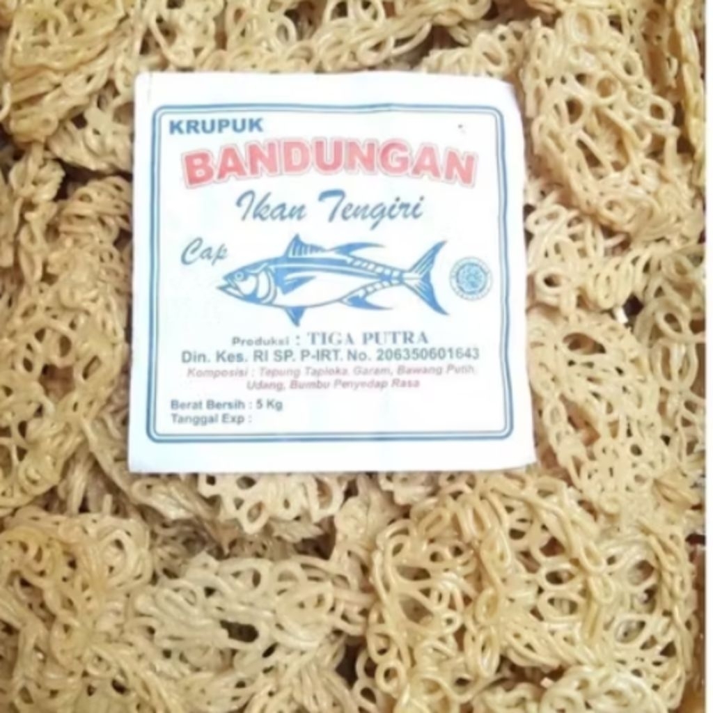KERUPUK BANDUNGAN IKAN TENGGIRI