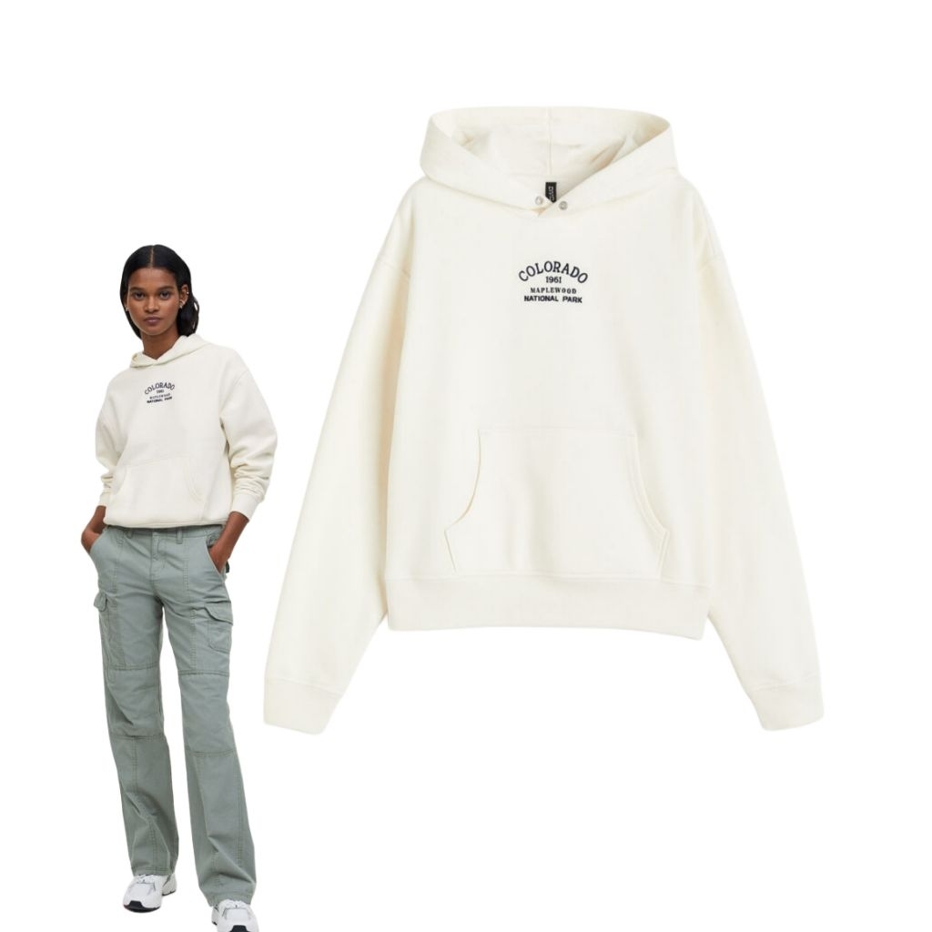 Hoodie HM Colorado Hoodie Wanita Katun Flace