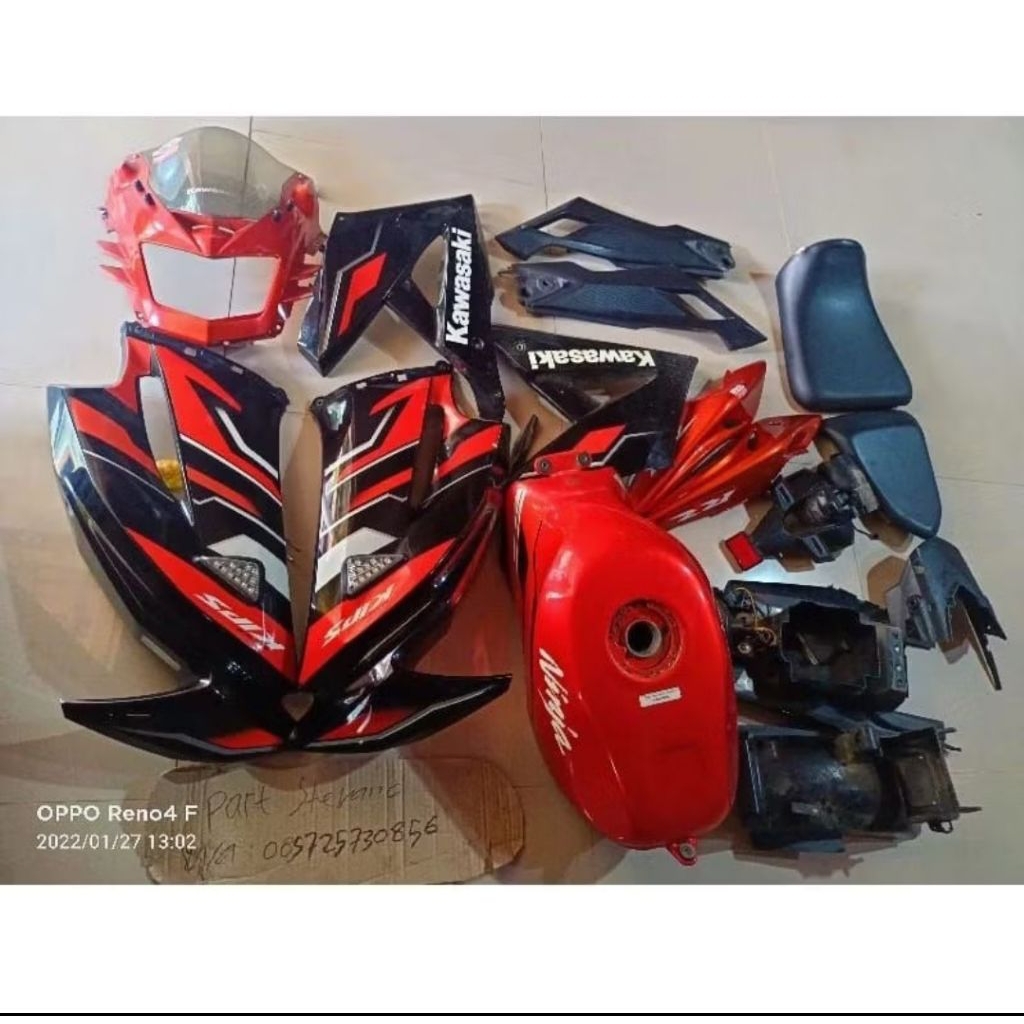 Body fullset Ninja RR new Orange 2015 Original copotan kawasaki
