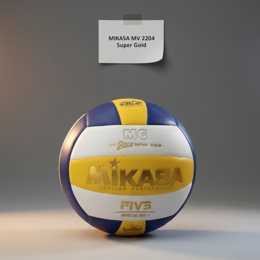 BV2204G Bola Voli Mikasa MV 2204 Gold size 4