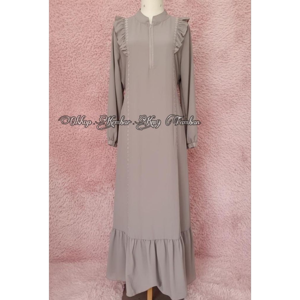 GAMIS NAURA DRESS BAHAN CERUTY BABYDOLL PREMIUM GAMIS NAURA DRESS