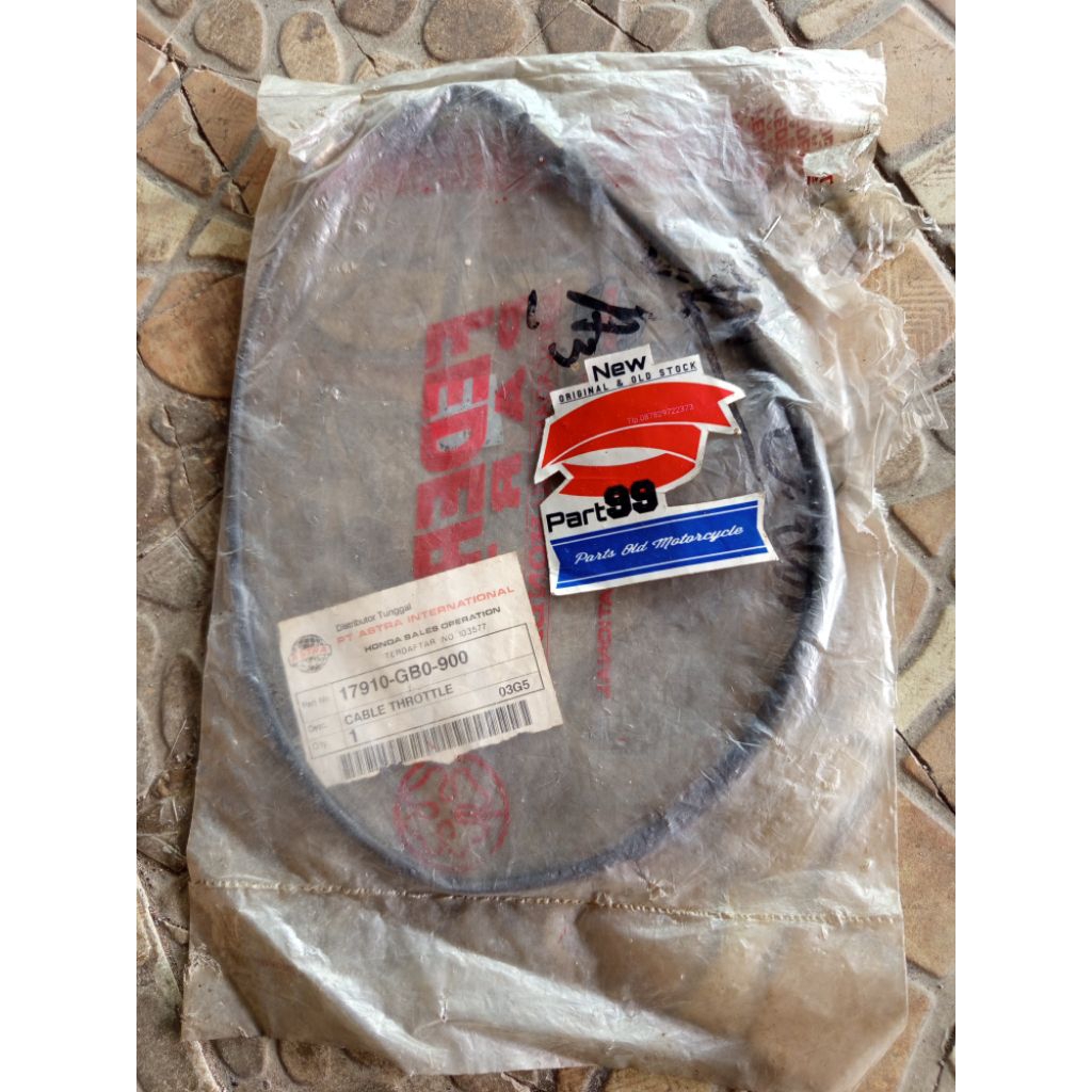 kabel cabel tali kawat gas honda c700 c800 supercup original