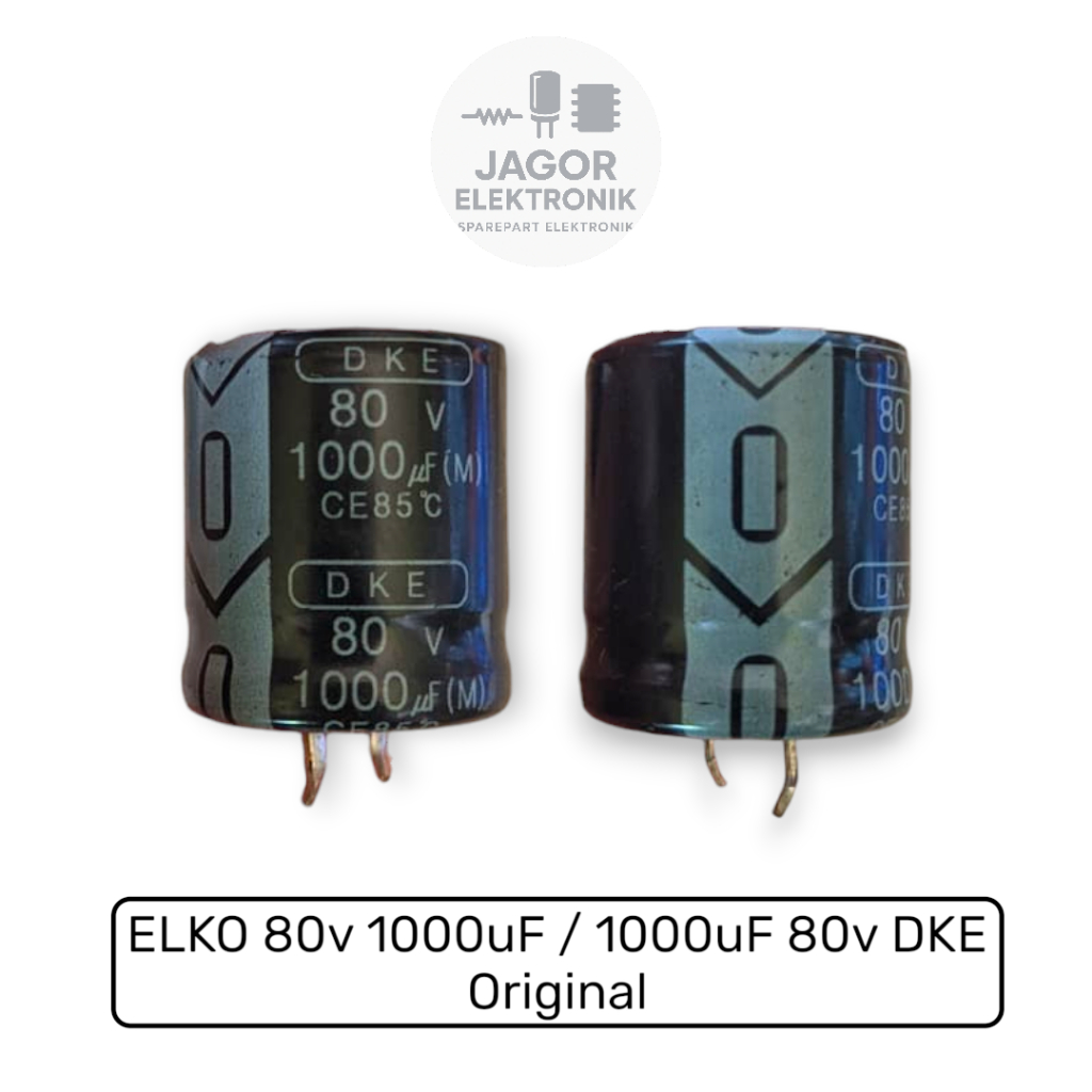 ELKO 80V 1000UF DKE  KAKI PAKU