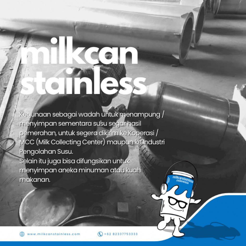 MILK CAN STAINLESS CUSTOM