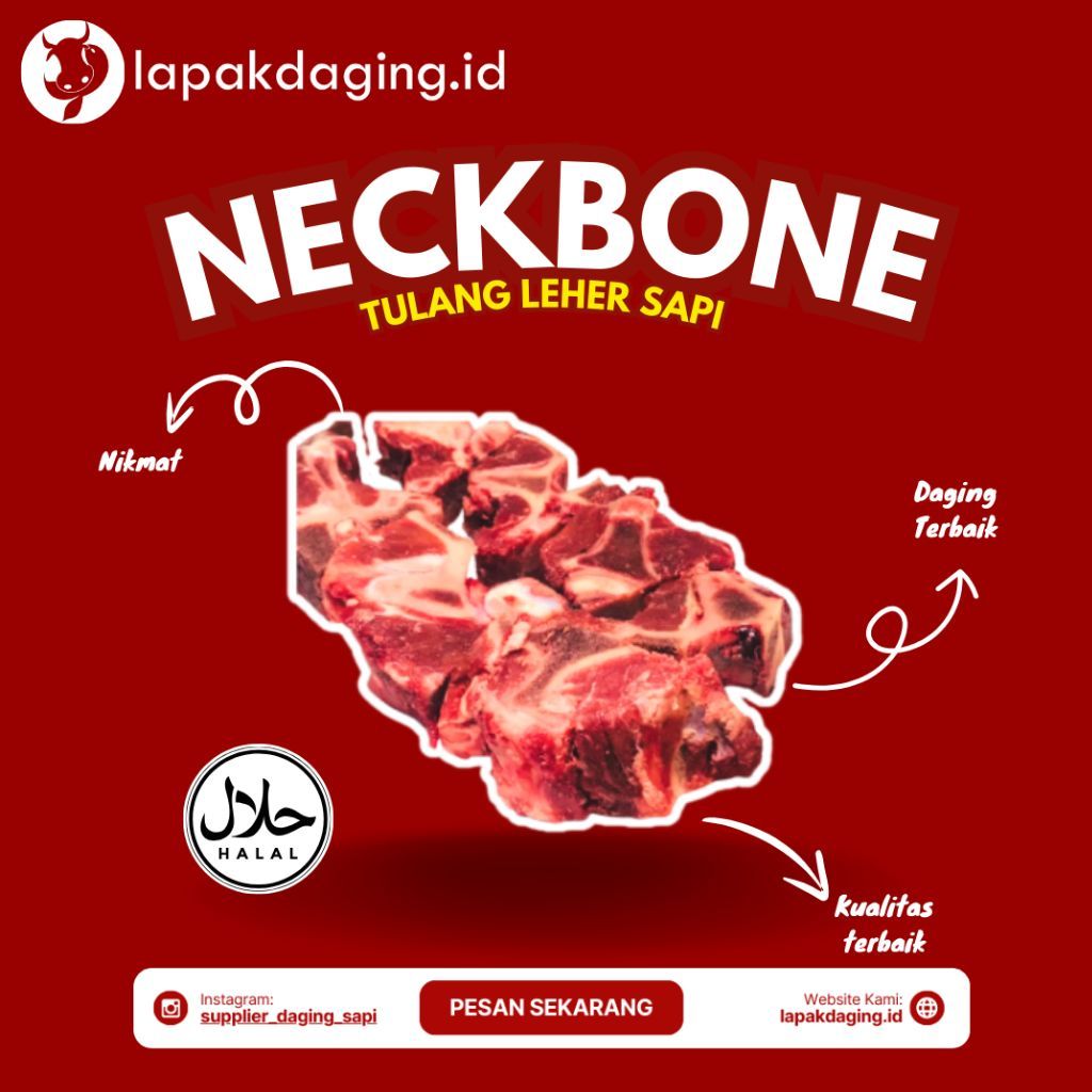 Neckbone / Tulang Leher Sapi
