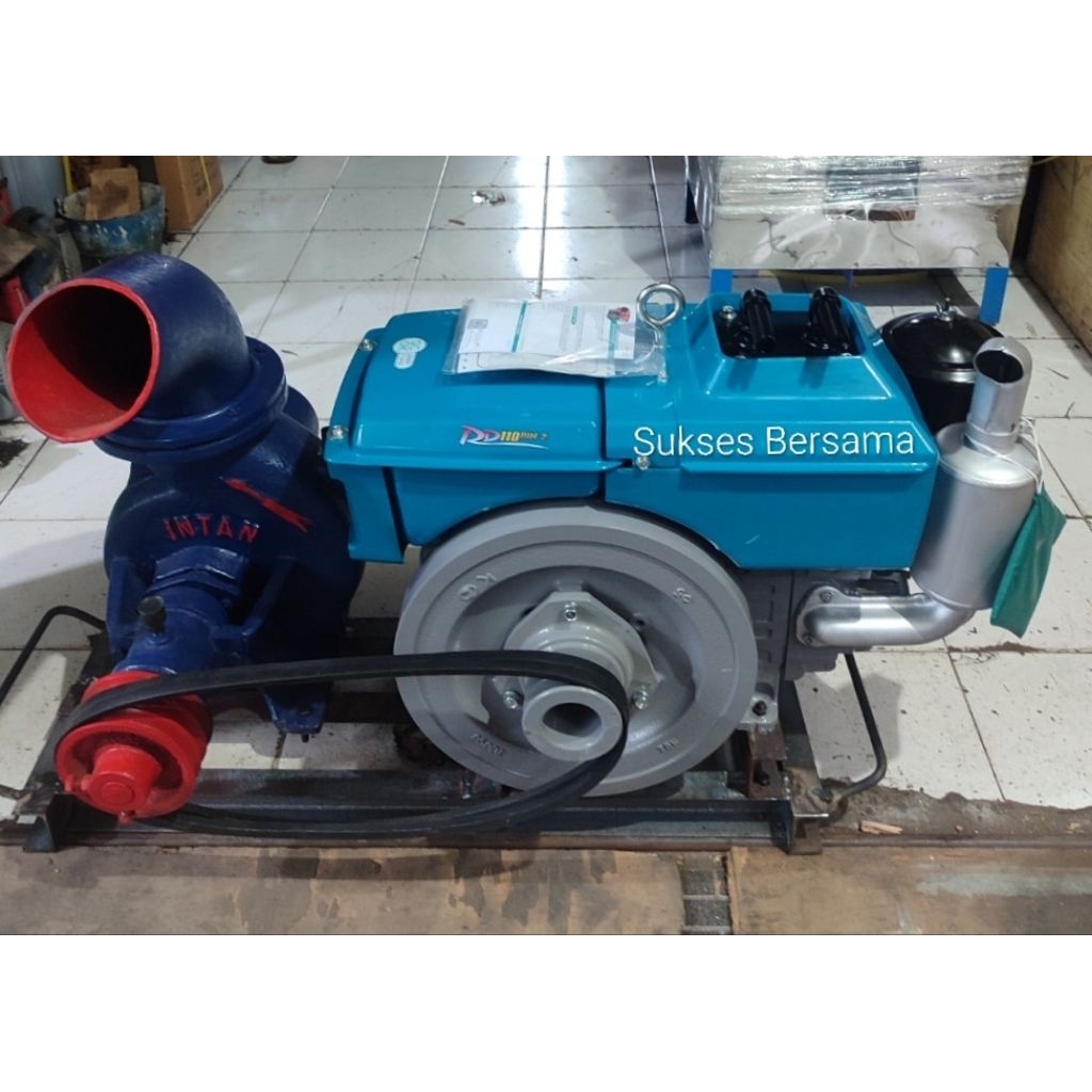 Diesel Solar Kubota RD110 Hopper (11pk) + Pompa Intan 8" (As dan Kipas Stainless) + Pangkon Diesel +