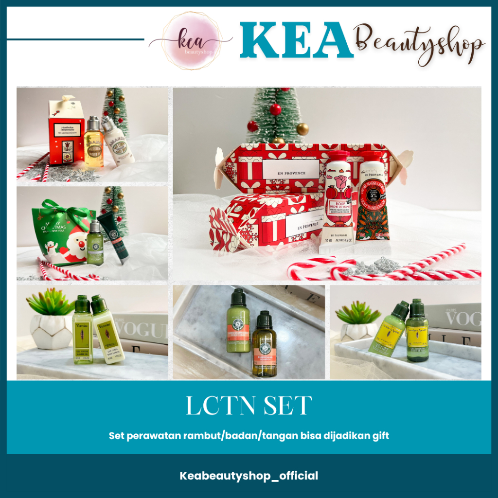 LOCCITANE GIFT SET / CHRISTMAS CRACKERS / HOLIDAY ORNAMENTS SET