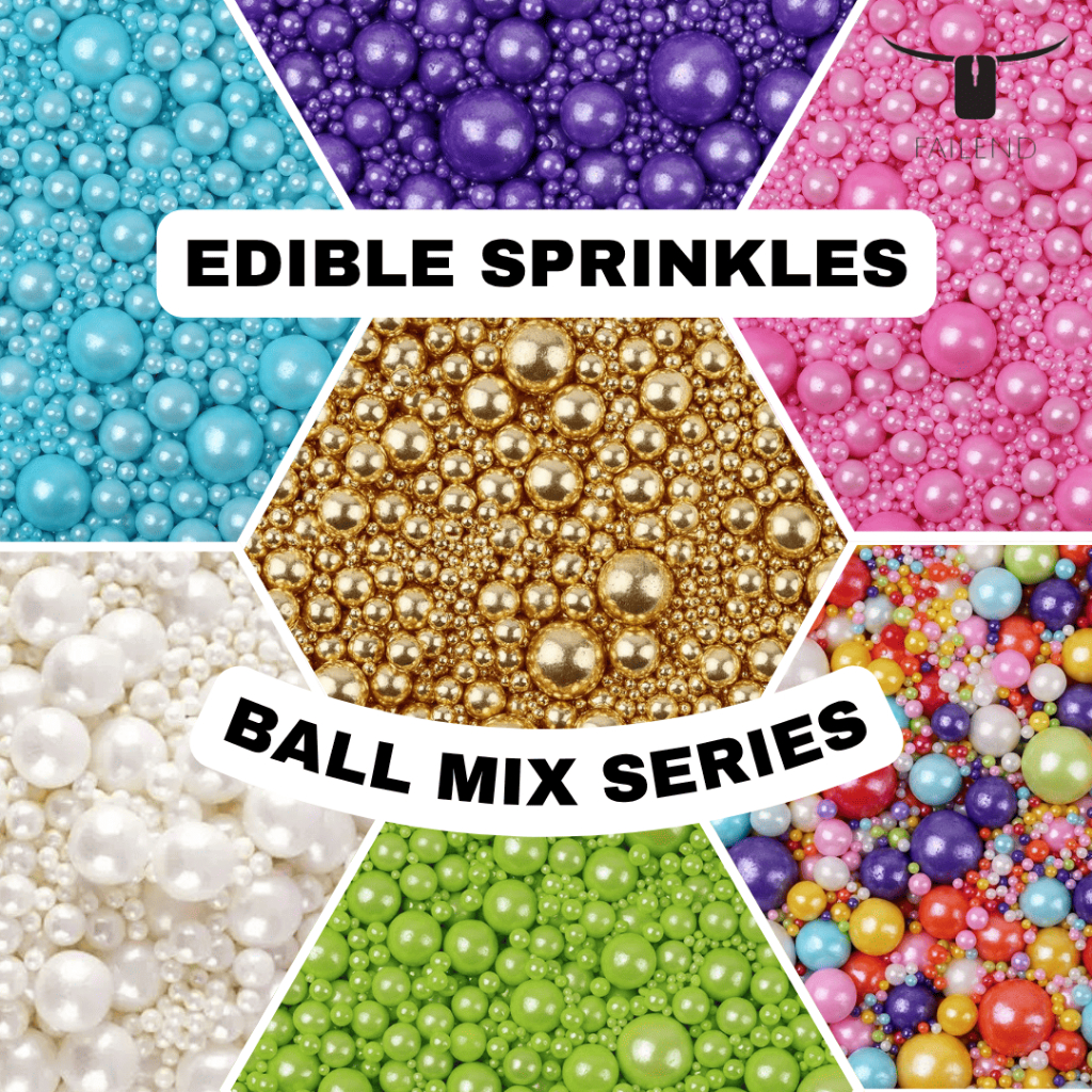 Sprinkle Hiasan Kue 10gr (Springkel Bahan Kue Bisa Dimakan Edible) Ball mix serries sprinkle kue