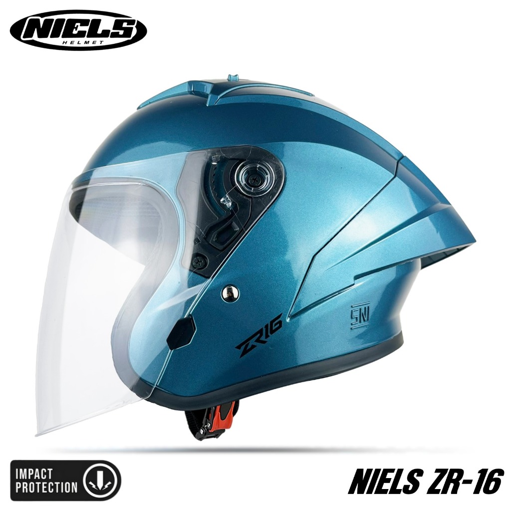 helm Niels ZR16 Original SNI Spoiler 3D bisa COD - HELEM JP16 Kaca random