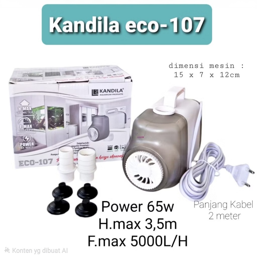Mesin pompa Kolam Ikan besar. Pompa seri 107. Untuk Kolam ikan.